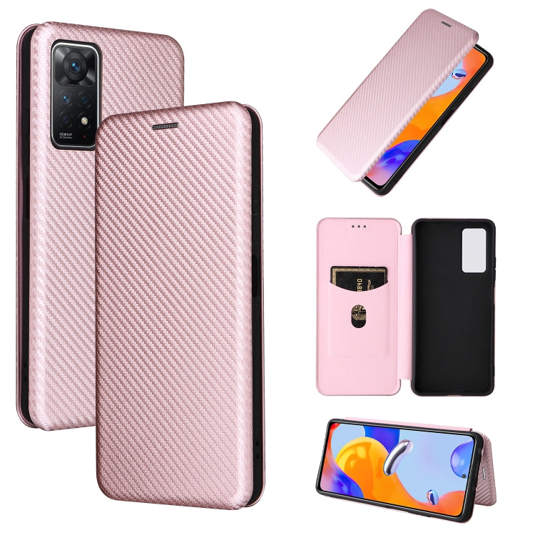 Carbon Fiber Texture Magnetic Horizontal Flip Leather Phone Case, For Motorola Moto E32 4G, For Motorola Moto G52/G82, For Xiaomi Redmi Note 11 Pro, For Xiaomi 12 Lite, For Xiaomi Poco F4 GT/Redmi K50 Gaming