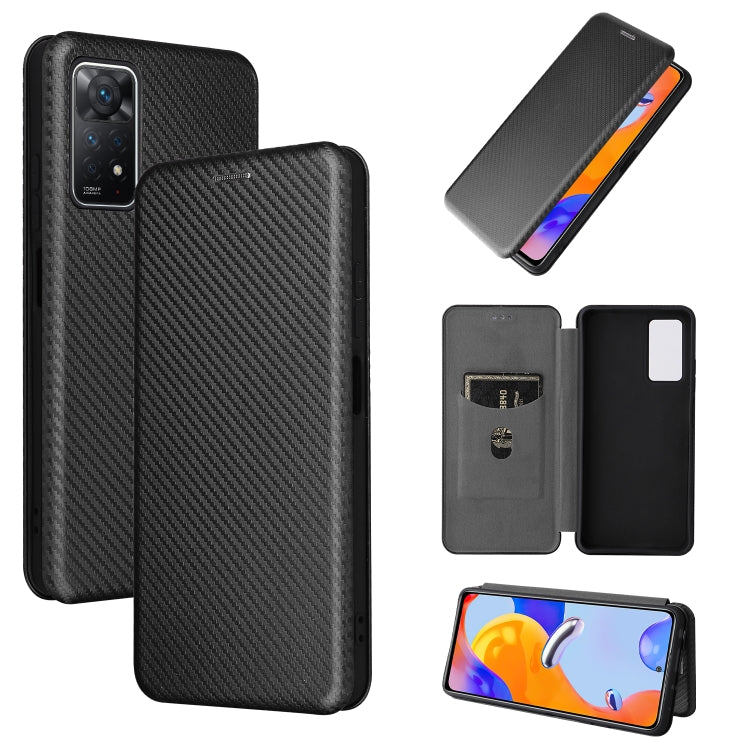 Carbon Fiber Texture Magnetic Horizontal Flip Leather Phone Case, For Motorola Moto E32 4G, For Motorola Moto G52/G82, For Xiaomi Redmi Note 11 Pro, For Xiaomi 12 Lite, For Xiaomi Poco F4 GT/Redmi K50 Gaming