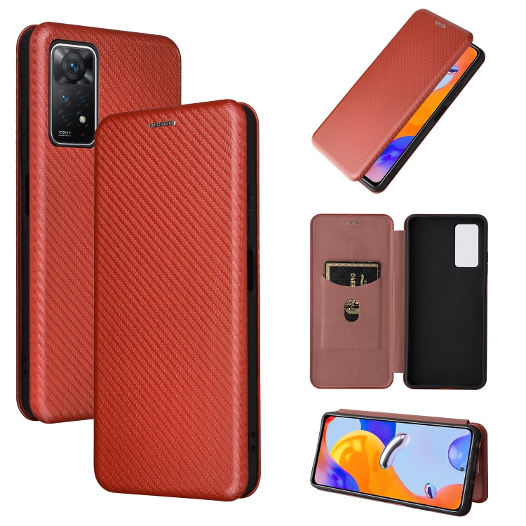 Carbon Fiber Texture Magnetic Horizontal Flip Leather Phone Case, For Motorola Moto E32 4G, For Motorola Moto G52/G82, For Xiaomi Redmi Note 11 Pro, For Xiaomi 12 Lite, For Xiaomi Poco F4 GT/Redmi K50 Gaming