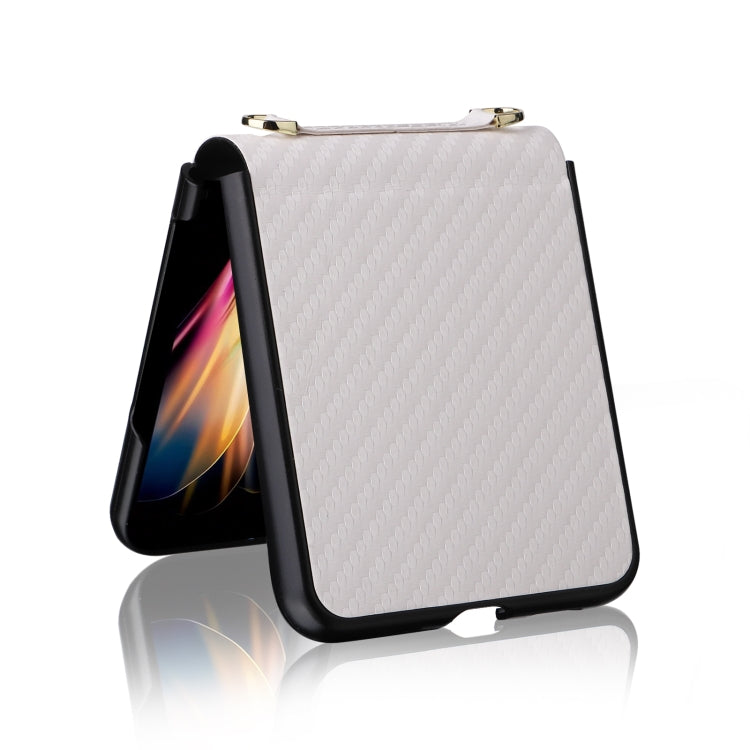 Carbon Fiber Texture PU + TPU Phone Case, For Huawei P50 Pocket