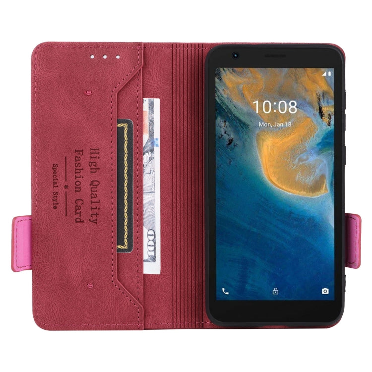Magnetic Clasp Flip Leather Phone Case, For ZTE Biade A31