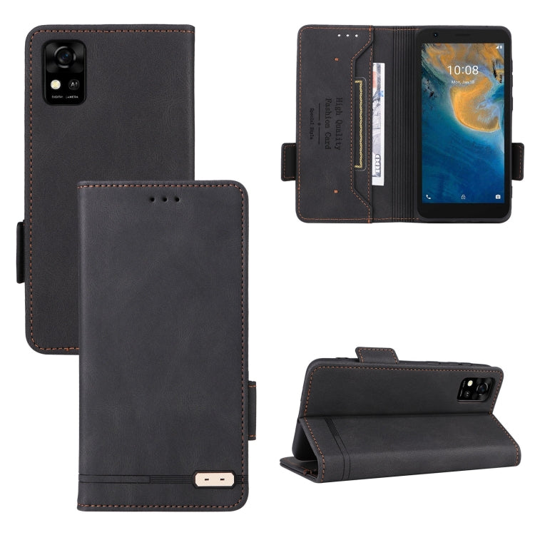 Magnetic Clasp Flip Leather Phone Case, For ZTE Biade A31