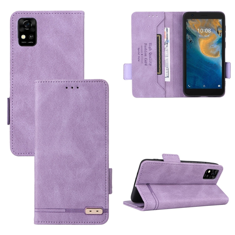 Magnetic Clasp Flip Leather Phone Case, For ZTE Biade A31