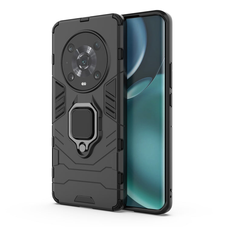 Shockproof PC + TPU Protective Phone Case with Magnetic Ring Holder, For Honor Magic4, For Honor Magic4 Pro
