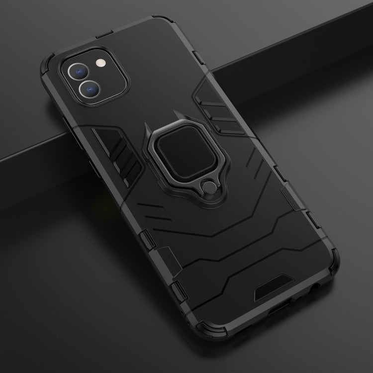 PC + TPU Shockproof Protective Phone Case with Magnetic Ring Holder, For Samsung Galaxy A03 EU Version