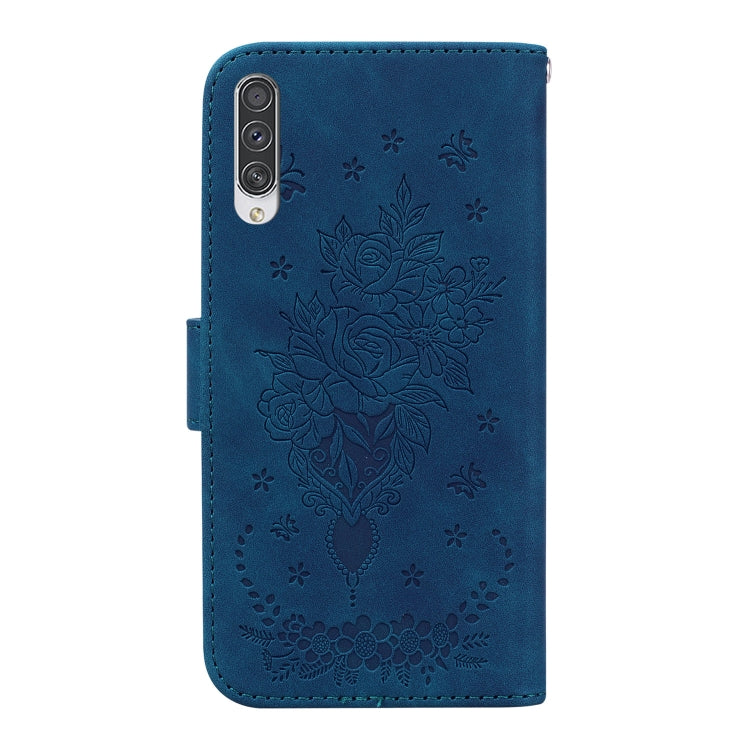 Butterfly Rose Embossed Leather Phone Case, For Samsung Galaxy A50 / A30s / A50s, For Samsung Galaxy A53 5G, For Samsung Galaxy A70 / A70s, For Samsung Galaxy A73 5G, For Samsung Galaxy A11 / M11 EU Version, For Samsung Galaxy A41                      ...