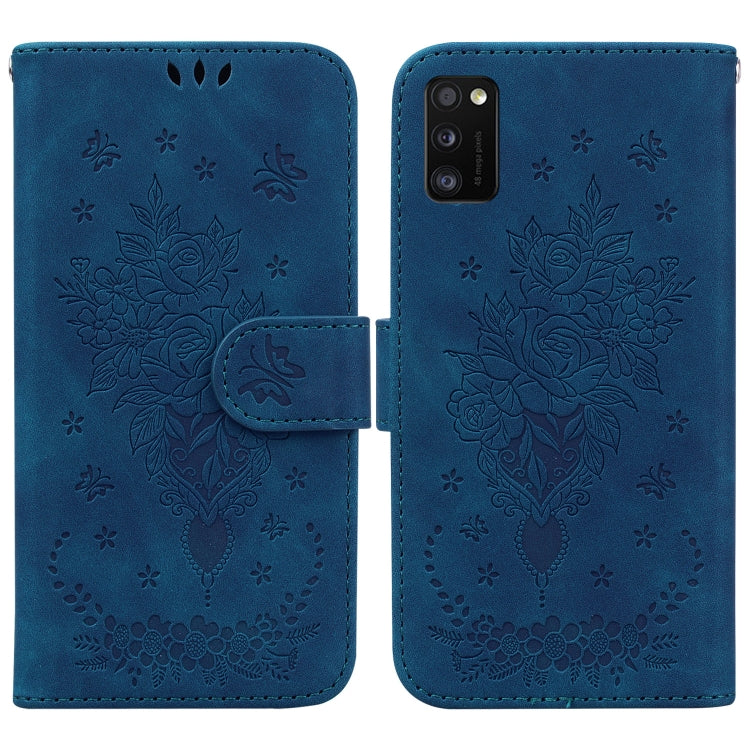 Butterfly Rose Embossed Leather Phone Case, For Samsung Galaxy A50 / A30s / A50s, For Samsung Galaxy A53 5G, For Samsung Galaxy A70 / A70s, For Samsung Galaxy A73 5G, For Samsung Galaxy A11 / M11 EU Version, For Samsung Galaxy A41                      ...