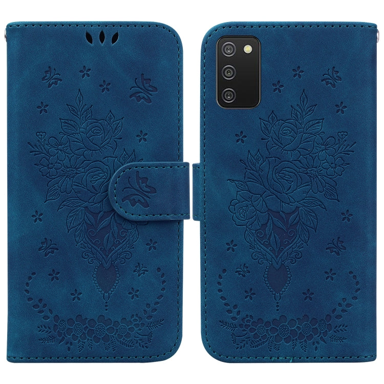 Butterfly Rose Embossed Leather Phone Case, For Samsung Galaxy A50 / A30s / A50s, For Samsung Galaxy A53 5G, For Samsung Galaxy A70 / A70s, For Samsung Galaxy A73 5G, For Samsung Galaxy A11 / M11 EU Version, For Samsung Galaxy A41                      ...