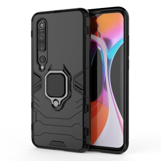 PC + TPU Shockproof Protective Case with Magnetic Ring Holder, For Xiaomi Mi 10, For Xiaomi Mi 10 Pro