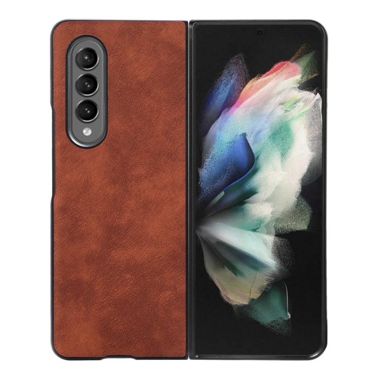 Morocco Texture PU+TPU+PC Shockproof Phone Case, For Samsung Galaxy Z Fold4