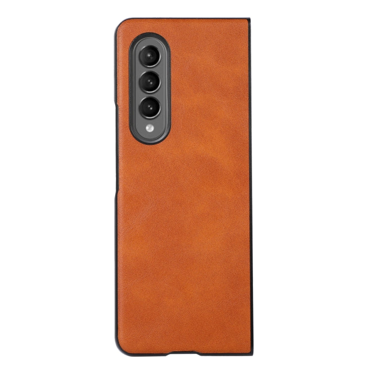 Cowhide Texture PU Phone Case, For Samsung Galaxy Z Fold4