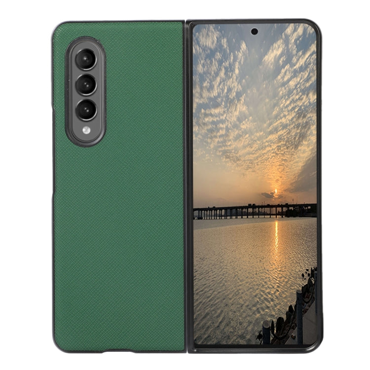 Cross Texture PU Leather Phone Case, For Samsung Galaxy Z Fold4