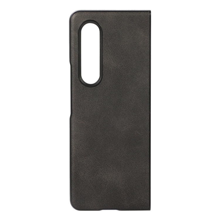 Two-color Calf Texture Shockproof Phone Case, For Samsung Galaxy Z Fold4