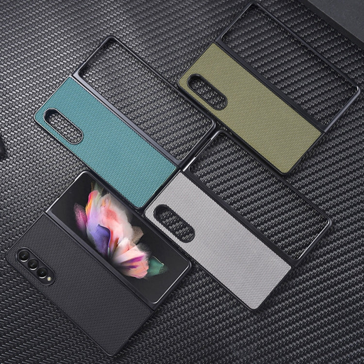 Nylon Cloth Texture Shockproof PC+TPU Phone Case, For Samsung Galaxy Z Fold4 5G