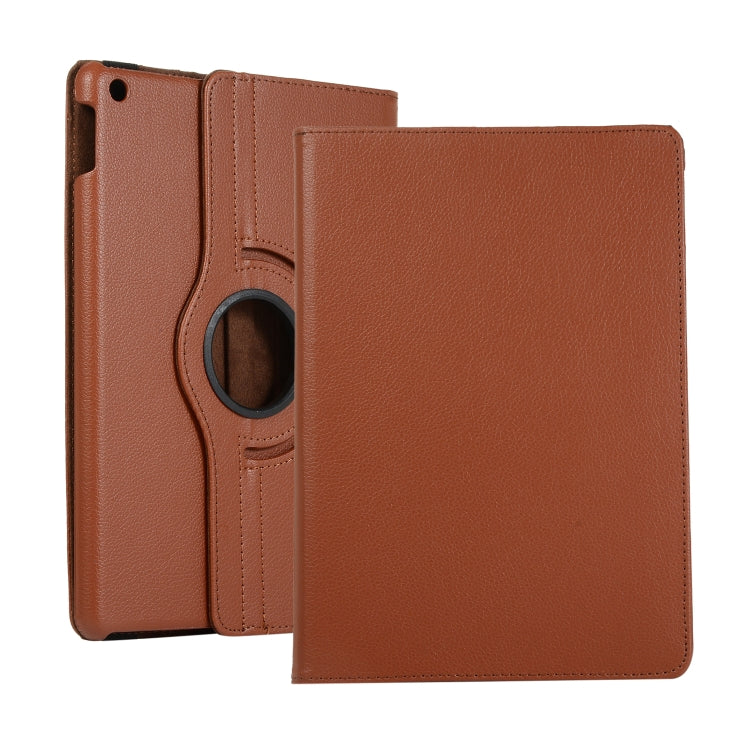 Litchi Texture 360 Degrees Rotation Leather Tablet Case with Holder, For Lenovo M10 Plus 3rd