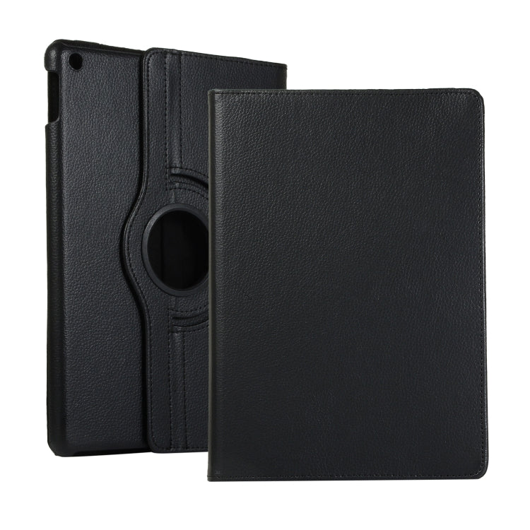 Litchi Texture 360 Degrees Rotation Leather Tablet Case with Holder, For Lenovo M10 Plus 3rd
