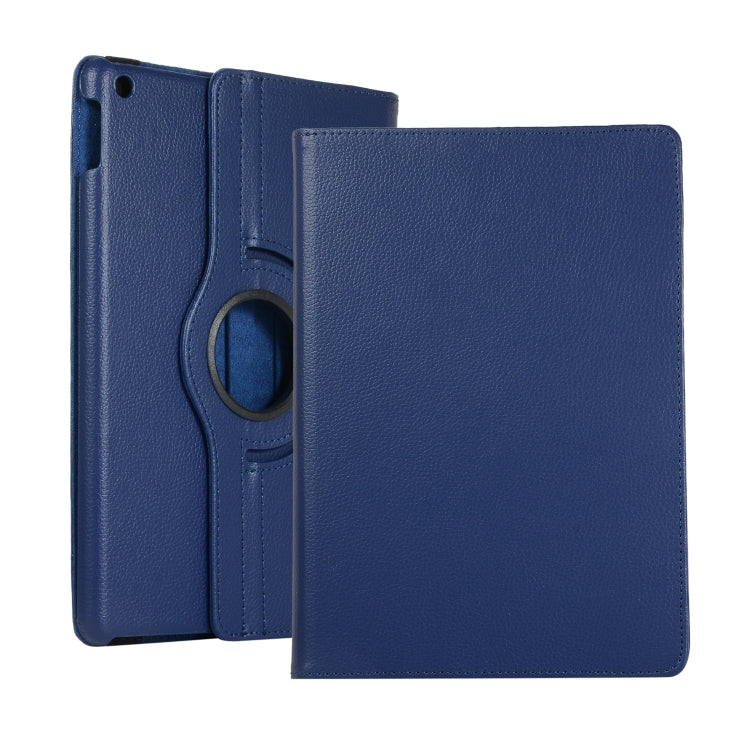 Litchi Texture 360 Degrees Rotation Leather Tablet Case with Holder, For Lenovo M10 Plus 3rd