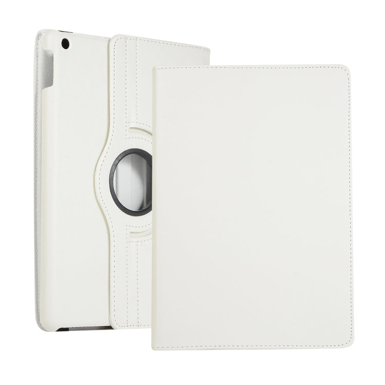 Litchi Texture 360 Degrees Rotation Leather Tablet Case with Holder, For Lenovo M10 Plus 3rd