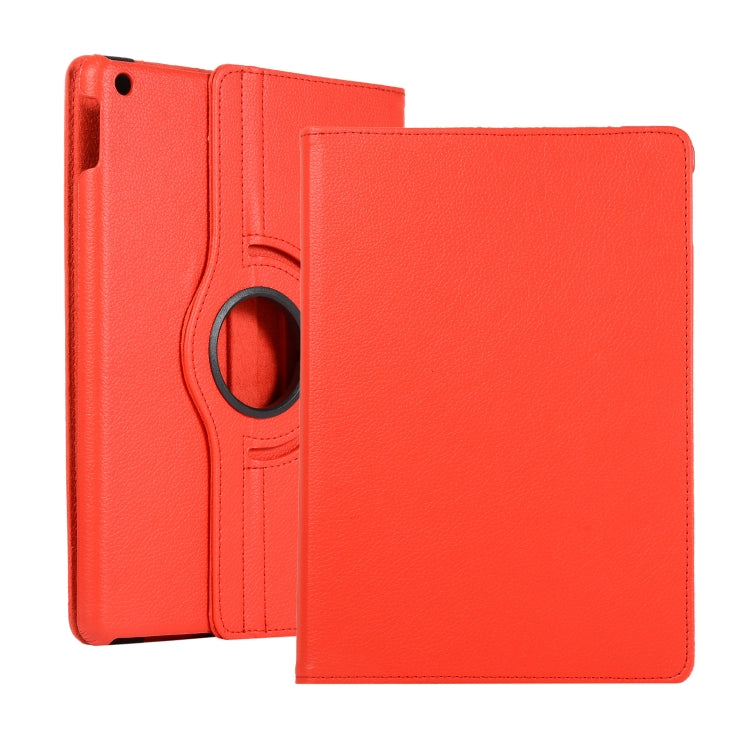 Litchi Texture 360 Degrees Rotation Leather Tablet Case with Holder, For Lenovo M10 Plus 3rd