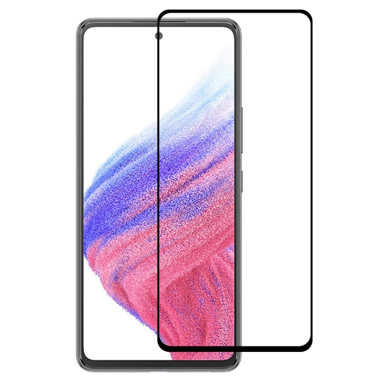 Full Glue Cover Screen Protector Tempered Glass Film, For Samsung Galaxy A53 5G (1 PC)
