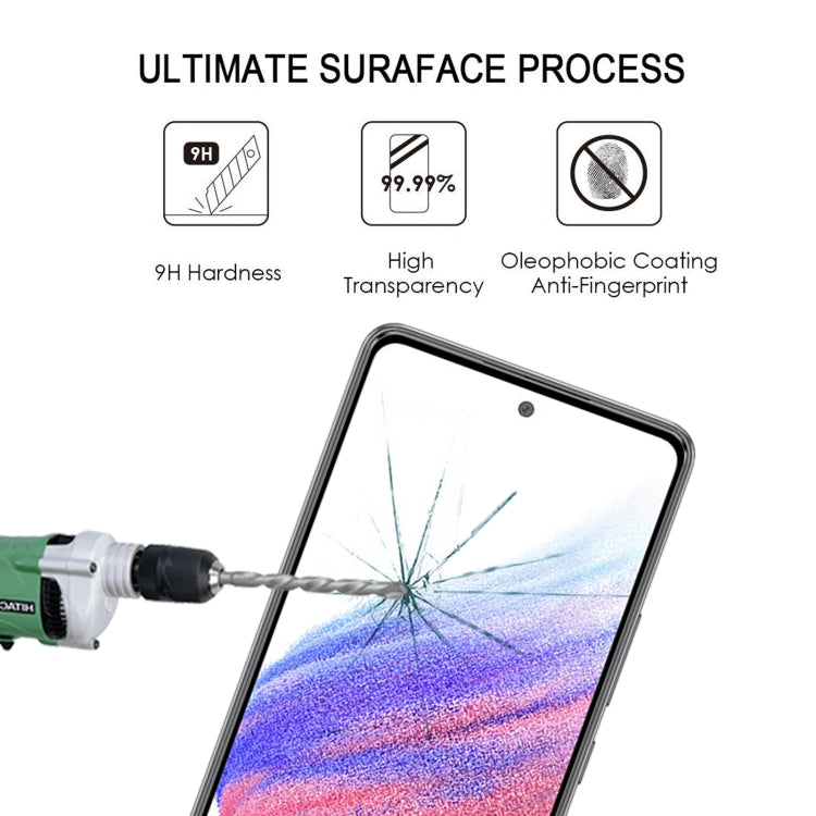 Full Glue Cover Screen Protector Tempered Glass Film, For Samsung Galaxy A53 5G (1 PC)