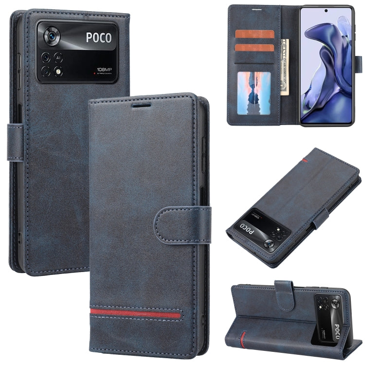 Classic Wallet Flip Leather Phone Case, For Xiaomi Poco F3 / K40 / K40 Pro, For Xiaomi Poco M4 Pro 4G, For Xiaomi Poco X3 NFC, For Xiaomi Poco X4 Pro 5G