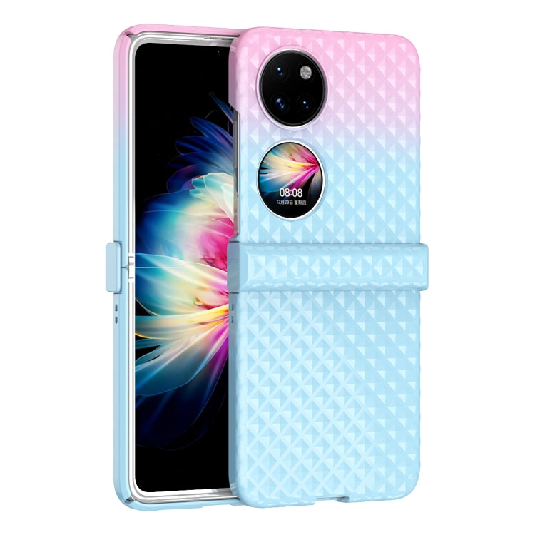 Rainbow Gradient Hinge Shockproof Phone Case, For Huawei P50 Pocket, For Samsung Galaxy Z Flip3 5G