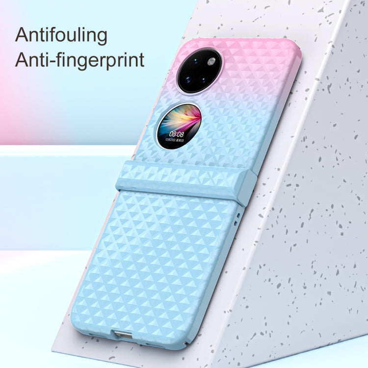 Rainbow Gradient Hinge Shockproof Phone Case, For Huawei P50 Pocket, For Samsung Galaxy Z Flip3 5G