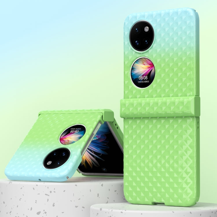 Rainbow Gradient Hinge Shockproof Phone Case, For Huawei P50 Pocket, For Samsung Galaxy Z Flip3 5G
