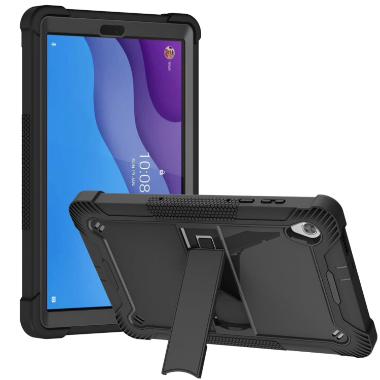 Silicone + PC Holder Shockproof Tablet Case, For Lenovo Tab M10 HD, For Lenovo Tab M10 Plus X606 10.3 inch