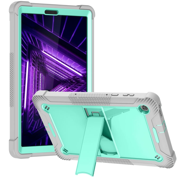 Silicone + PC Holder Shockproof Tablet Case, For Lenovo Tab M10 HD, For Lenovo Tab M10 Plus X606 10.3 inch
