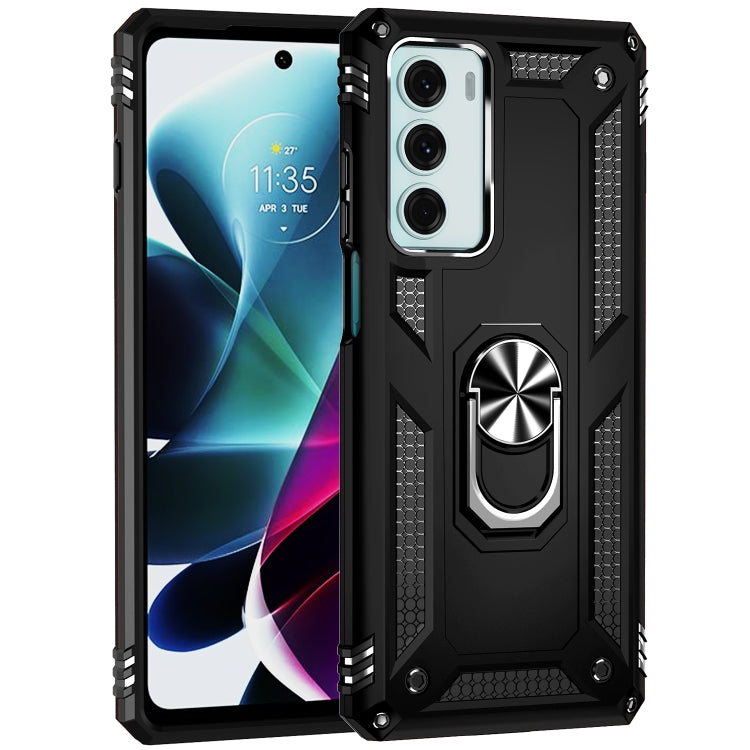 Shockproof TPU + PC Holder Phone Case, For Motorola Moto G200 5G, For Motorola Moto G52