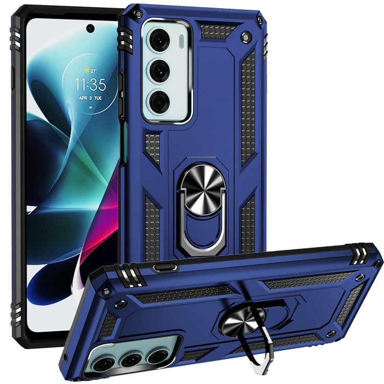 Shockproof TPU + PC Holder Phone Case, For Motorola Moto G200 5G, For Motorola Moto G52