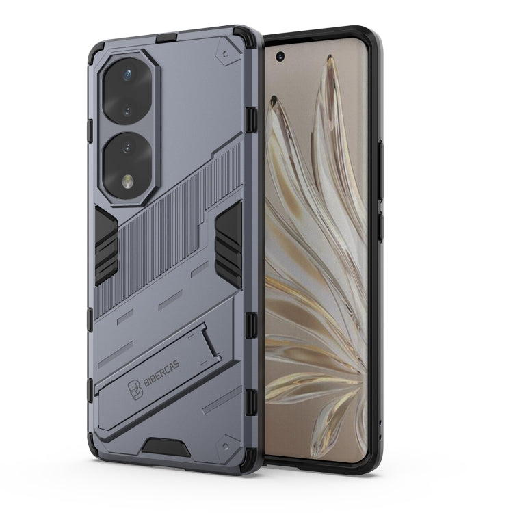 Punk Armor 2 in 1 PC + TPU Shockproof Case with Invisible Holder, For Honor 70, For Honor 70 Pro