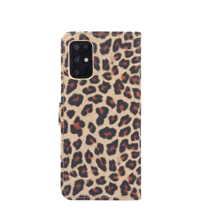 Leopard Pattern Horizontal Flip Leather Case with Holder & Card Slots, For Galaxy S20