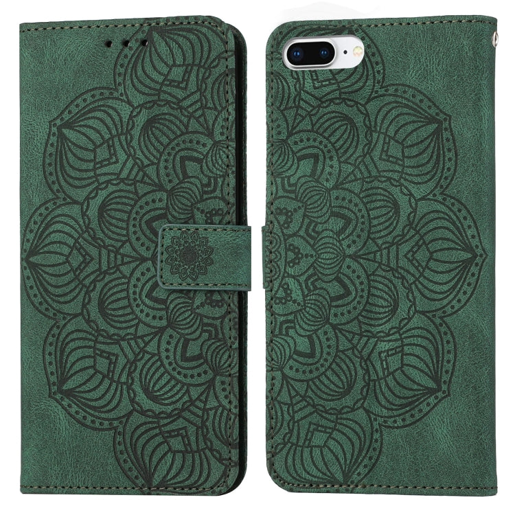 Mandala Embossed Flip Leather Phone Case, For iPhone 11 Pro Max, For iPhone X / XS, For iPhone XR, For iPhone XS Max, For iPhone SE 2022 / 2020 / 8 / 7, For iPhone 7 Plus / 8 Plus