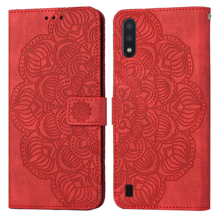 Mandala Embossed Flip Leather Phone Case, For Samsung Galaxy A01, For Samsung Galaxy A02s 164mm, For Samsung Galaxy A02s 166mm, For Samsung Galaxy A03s 164mm, For Samsung Galaxy A03s 166mm, For Samsung Galaxy A11, For Samsung Galaxy A12                ...