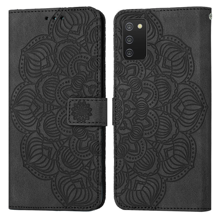 Mandala Embossed Flip Leather Phone Case, For Samsung Galaxy A01, For Samsung Galaxy A02s 164mm, For Samsung Galaxy A02s 166mm, For Samsung Galaxy A03s 164mm, For Samsung Galaxy A03s 166mm, For Samsung Galaxy A11, For Samsung Galaxy A12                ...