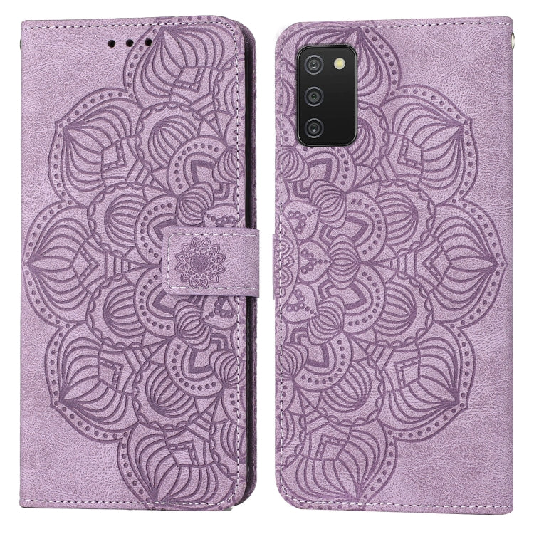 Mandala Embossed Flip Leather Phone Case, For Samsung Galaxy A01, For Samsung Galaxy A02s 164mm, For Samsung Galaxy A02s 166mm, For Samsung Galaxy A03s 164mm, For Samsung Galaxy A03s 166mm, For Samsung Galaxy A11, For Samsung Galaxy A12                ...