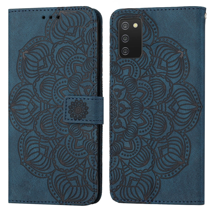 Mandala Embossed Flip Leather Phone Case, For Samsung Galaxy A01, For Samsung Galaxy A02s 164mm, For Samsung Galaxy A02s 166mm, For Samsung Galaxy A03s 164mm, For Samsung Galaxy A03s 166mm, For Samsung Galaxy A11, For Samsung Galaxy A12                ...