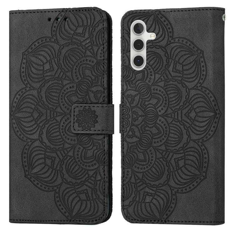 Mandala Embossed Flip Leather Phone Case, For Samsung Galaxy A01, For Samsung Galaxy A02s 164mm, For Samsung Galaxy A02s 166mm, For Samsung Galaxy A03s 164mm, For Samsung Galaxy A03s 166mm, For Samsung Galaxy A11, For Samsung Galaxy A12                ...