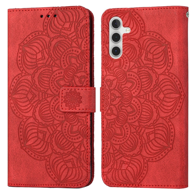 Mandala Embossed Flip Leather Phone Case, For Samsung Galaxy A01, For Samsung Galaxy A02s 164mm, For Samsung Galaxy A02s 166mm, For Samsung Galaxy A03s 164mm, For Samsung Galaxy A03s 166mm, For Samsung Galaxy A11, For Samsung Galaxy A12                ...