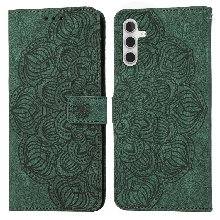 Mandala Embossed Flip Leather Phone Case, For Samsung Galaxy A01, For Samsung Galaxy A02s 164mm, For Samsung Galaxy A02s 166mm, For Samsung Galaxy A03s 164mm, For Samsung Galaxy A03s 166mm, For Samsung Galaxy A11, For Samsung Galaxy A12                ...