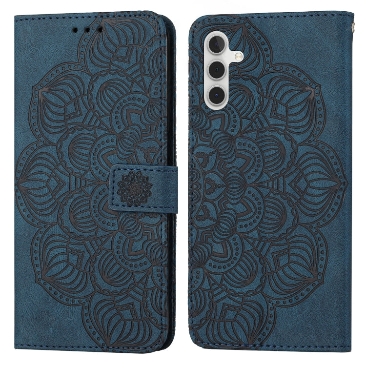 Mandala Embossed Flip Leather Phone Case, For Samsung Galaxy A01, For Samsung Galaxy A02s 164mm, For Samsung Galaxy A02s 166mm, For Samsung Galaxy A03s 164mm, For Samsung Galaxy A03s 166mm, For Samsung Galaxy A11, For Samsung Galaxy A12                ...