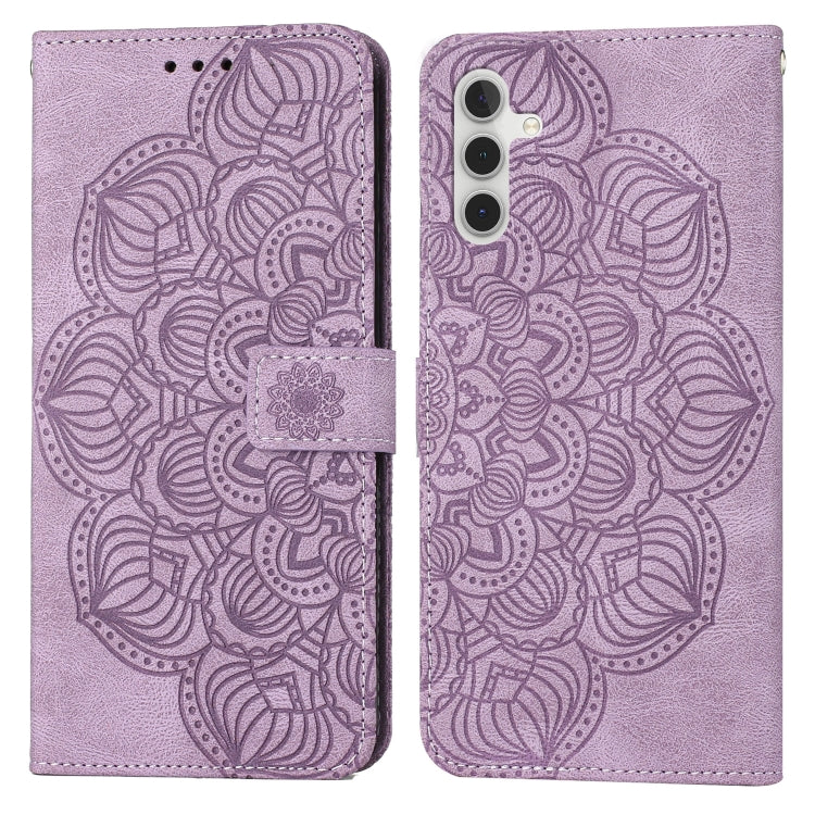 Mandala Embossed Flip Leather Phone Case, For Samsung Galaxy A01, For Samsung Galaxy A02s 164mm, For Samsung Galaxy A02s 166mm, For Samsung Galaxy A03s 164mm, For Samsung Galaxy A03s 166mm, For Samsung Galaxy A11, For Samsung Galaxy A12                ...