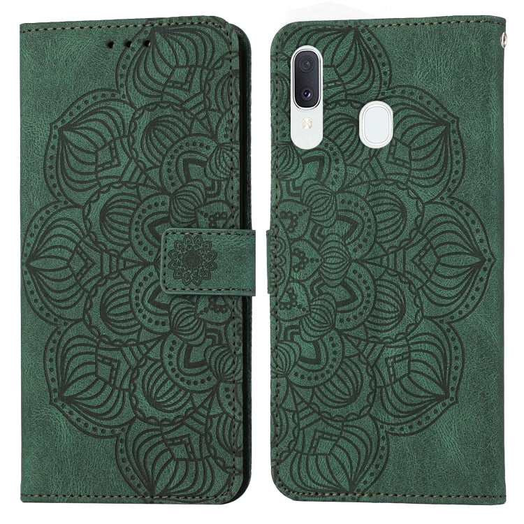 Mandala Embossed Flip Leather Phone Case, For Samsung Galaxy A20 / A30, For Samsung Galaxy A20e, For Samsung Galaxy A21s, For Samsung Galaxy A22 4G, For Samsung Galaxy A22 5G, For Samsung Galaxy A23, For Samsung Galaxy A31, For Samsung Galaxy A32 4G   ...