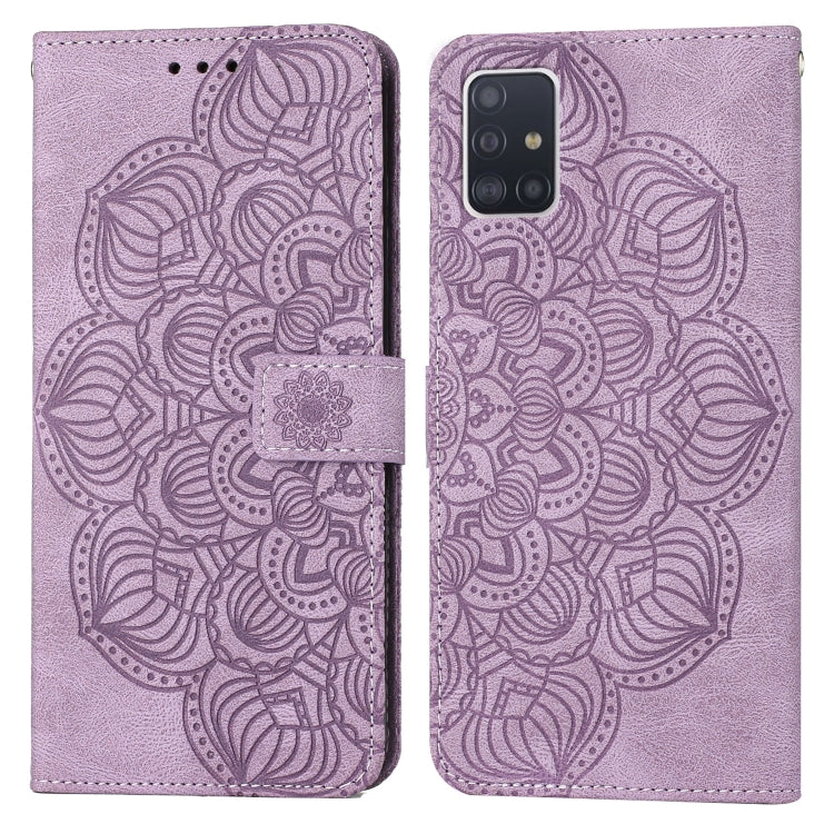Mandala Embossed Flip Leather Phone Case, For Samsung Galaxy A33 5G, For Samsung Galaxy A40, For Samsung Galaxy A42 5G, For Samsung Galaxy A50, For Samsung Galaxy A51 4G, For Samsung Galaxy A52 4G / 5G, For Samsung Galaxy A53, For Samsung Galaxy A70   ...