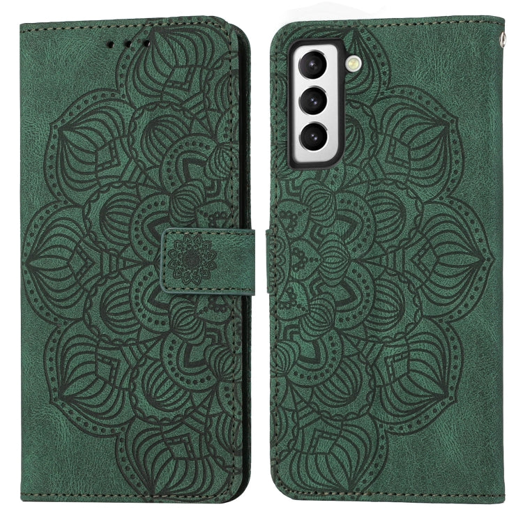 Mandala Embossed Flip Leather Phone Case, For Samsung Galaxy S21 Ultra 5G, For Samsung Galaxy S22 5G, For Samsung Galaxy S22+ 5G, For Samsung Galaxy S22 Ultra 5G