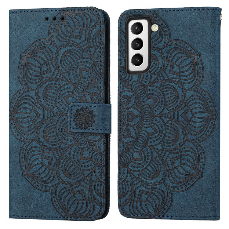 Mandala Embossed Flip Leather Phone Case, For Samsung Galaxy S21 Ultra 5G, For Samsung Galaxy S22 5G, For Samsung Galaxy S22+ 5G, For Samsung Galaxy S22 Ultra 5G