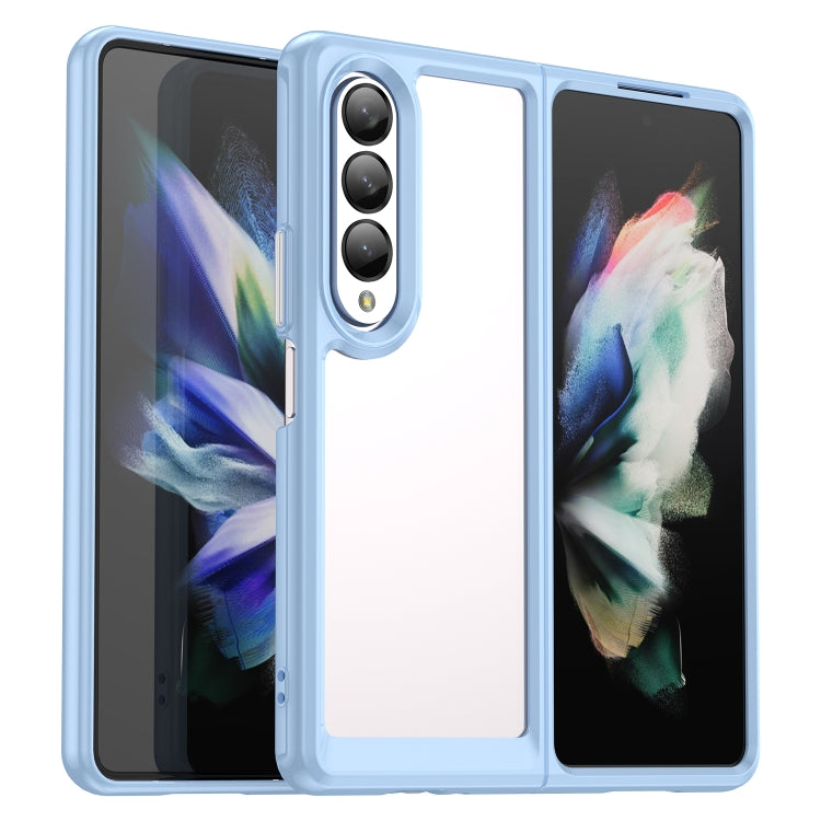 Colorful Series Acrylic + TPU Phone Case, For Samsung Galaxy Z Flip4 5G, For Samsung Galaxy Z Fold4 5G